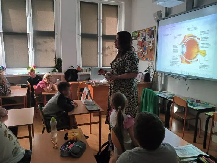 Spotkania z optometrystą w klasach I-III — zdjęcie 4